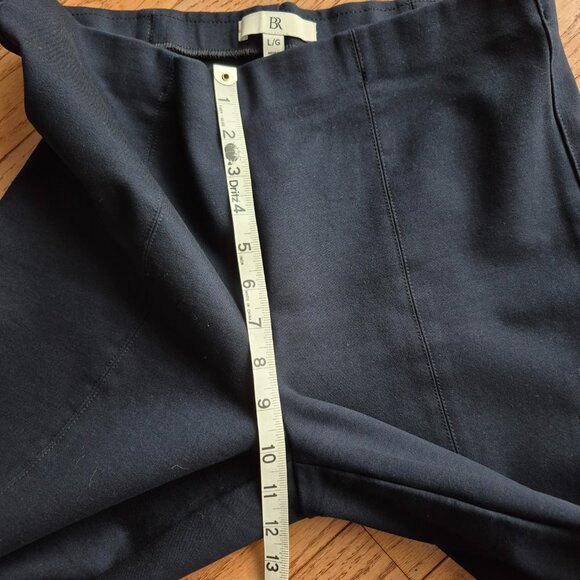 Banana Republic Large Navy High-Rise Wide-Leg Cropped Everywhere Ponte Pant - Picture 14 of 15